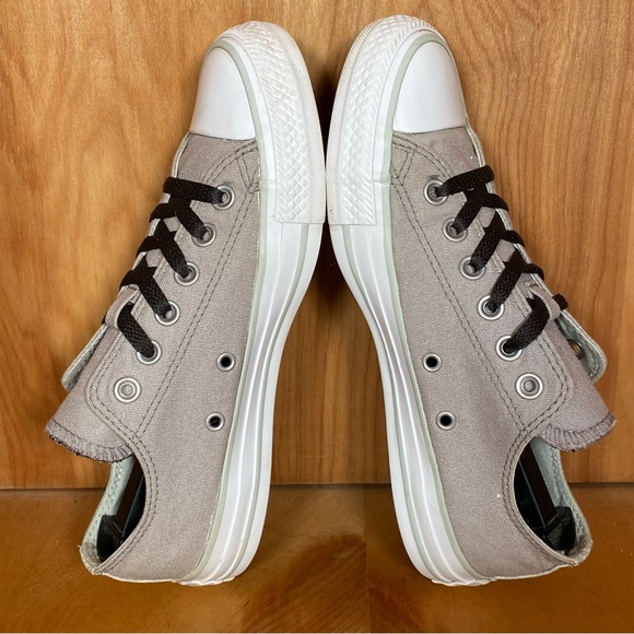 Womens 7 Converse All Star Low Sneakers Grey SEF1591 - Picture 6 of 8